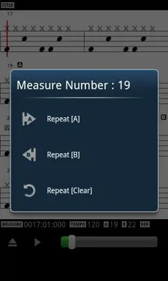 MIDI Drum Score Player android App screenshot 1